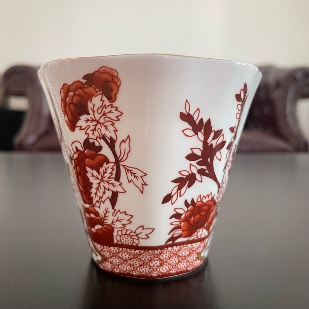 6 X Coalport Indian Tree Coral Bine China Flat Demitasse Cups - Picture 7 of 14